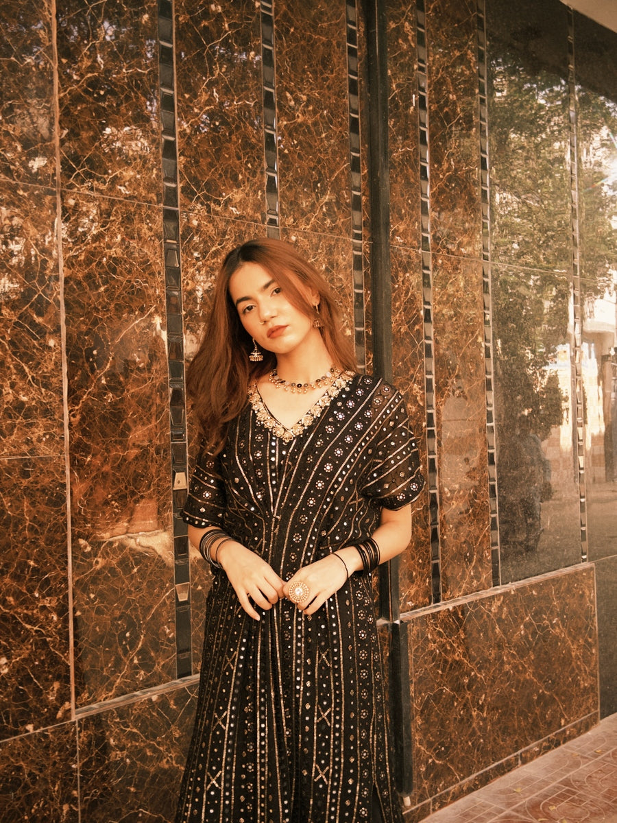Noir Celeste Kaftan