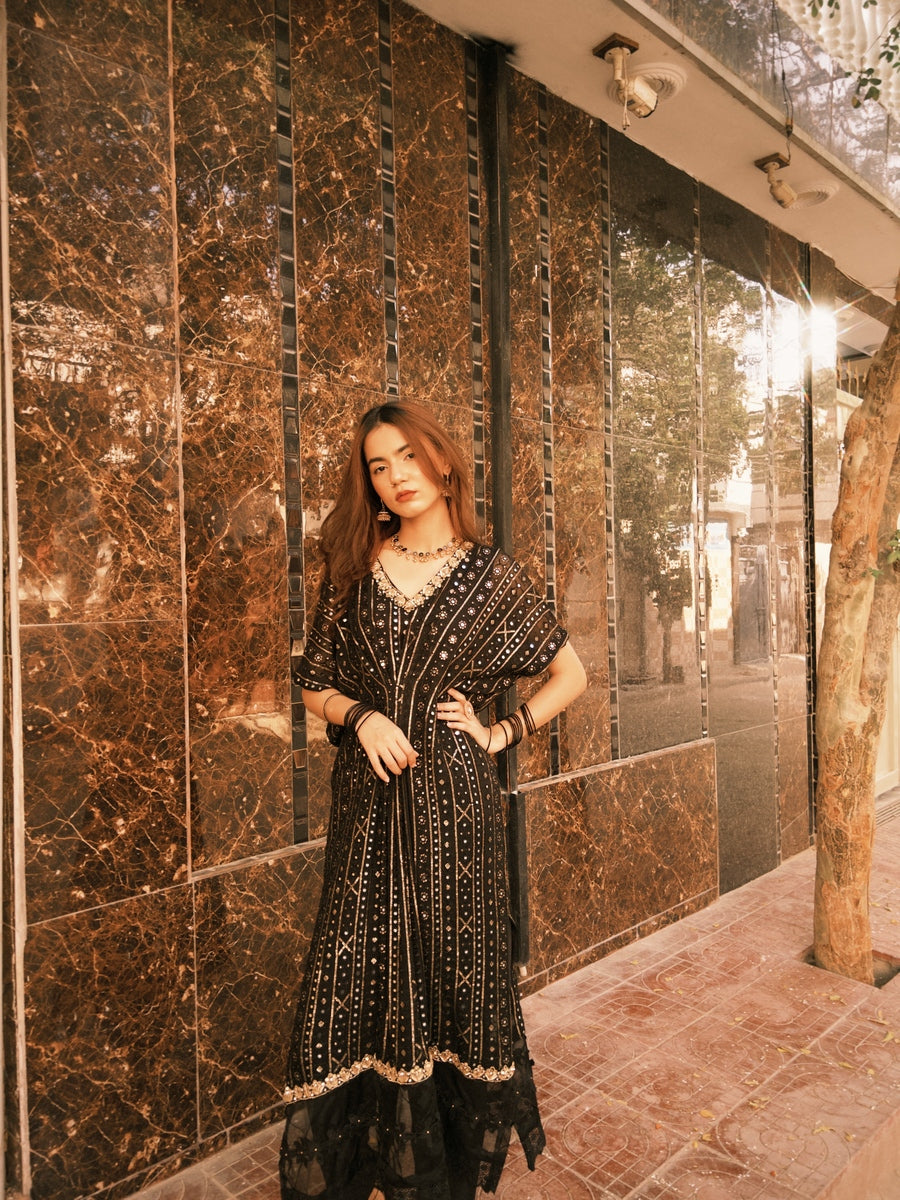 Noir Celeste Kaftan