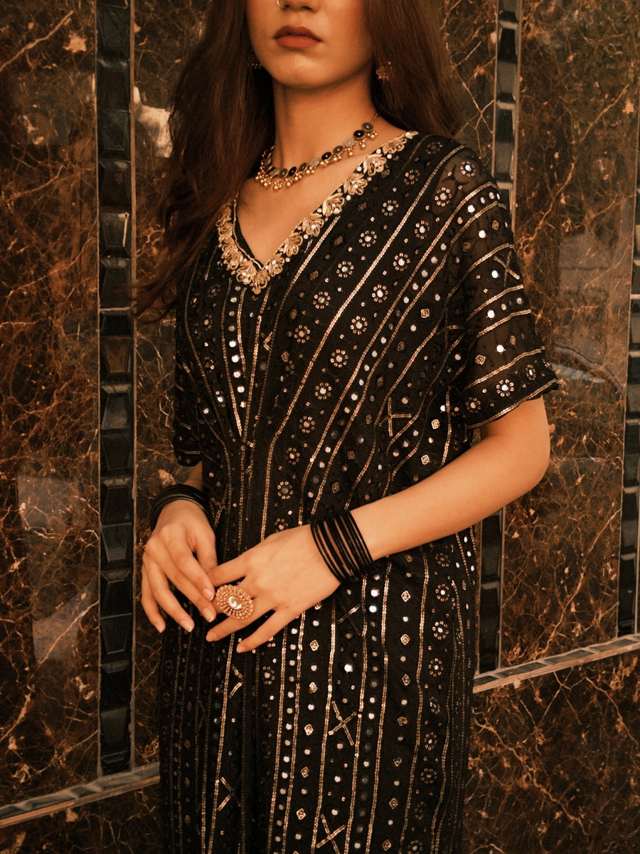 Noir Celeste Kaftan