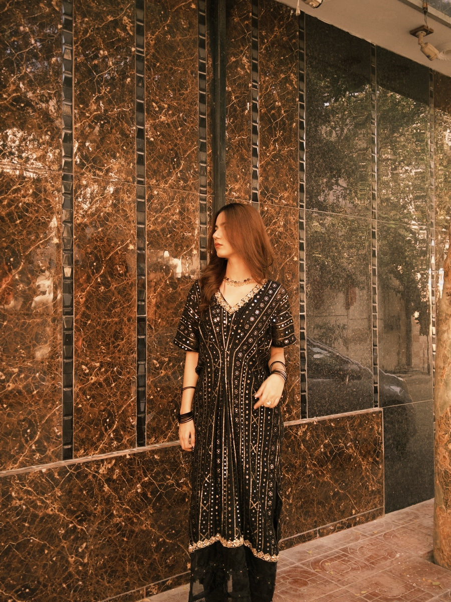 Noir Celeste Kaftan