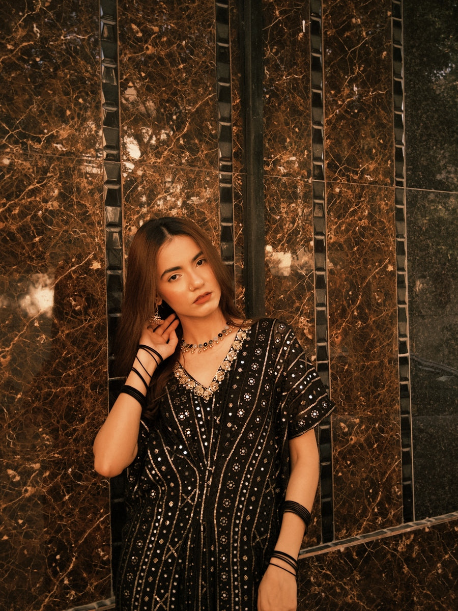 Noir Celeste Kaftan