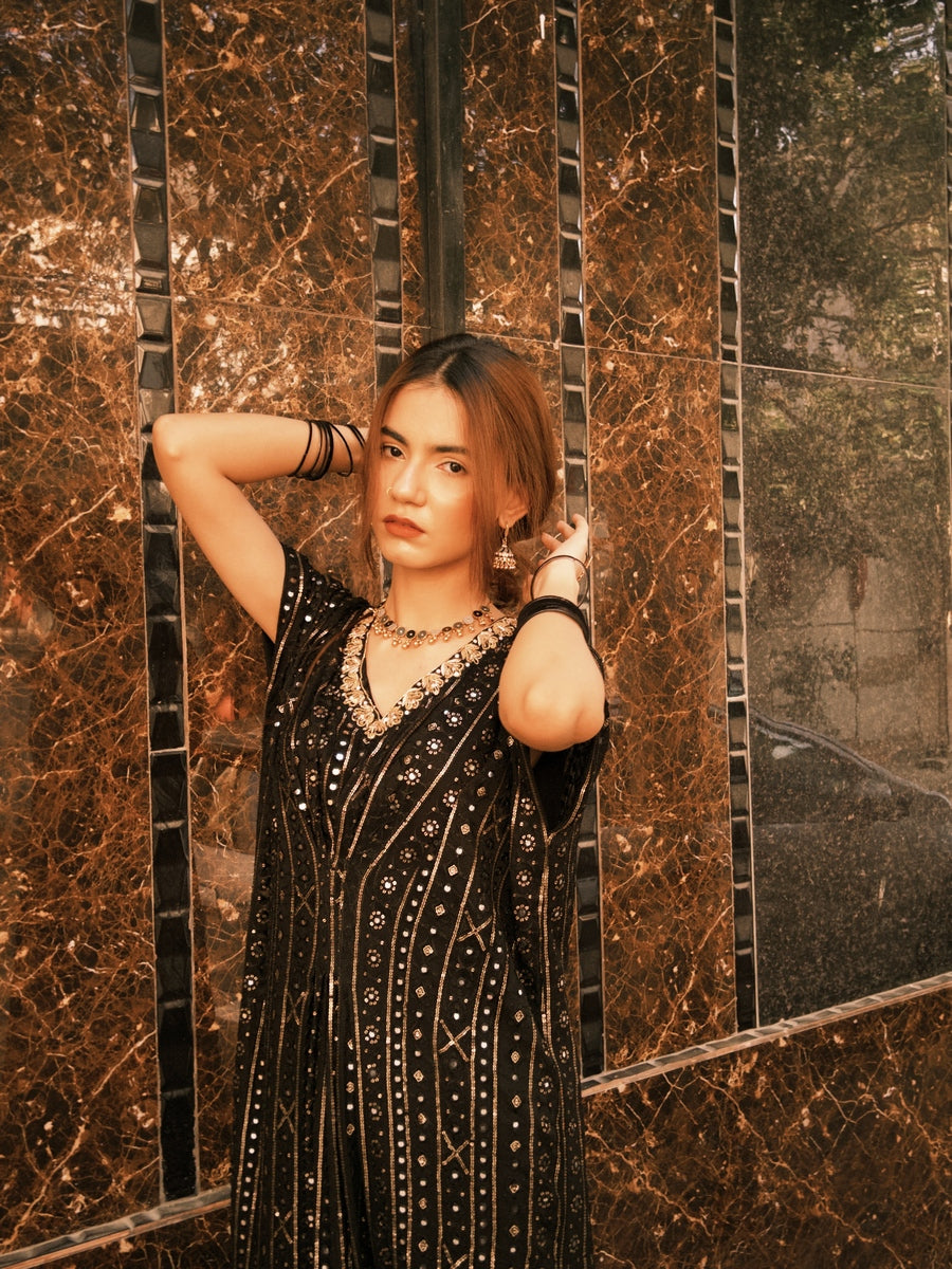 Noir Celeste Kaftan