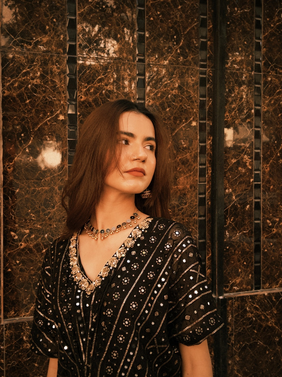 Noir Celeste Kaftan