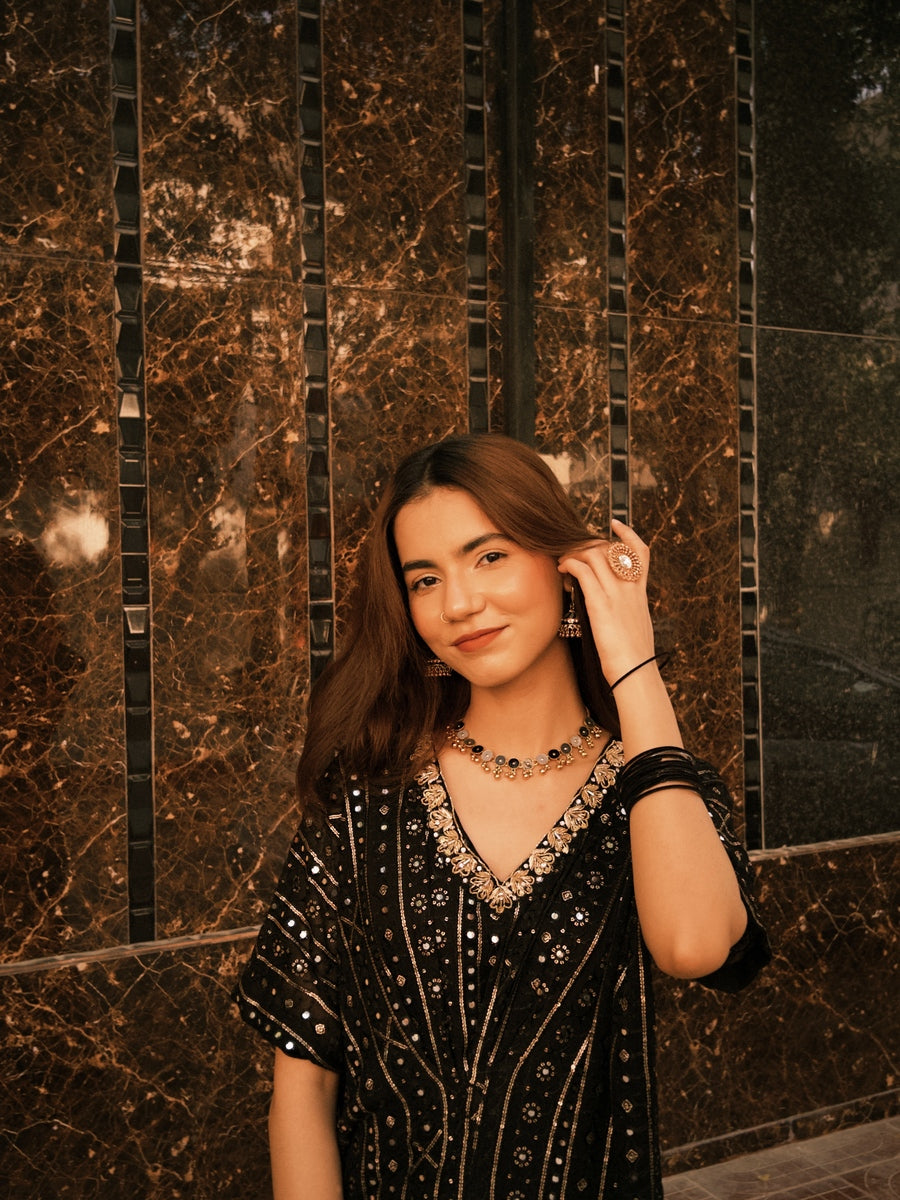 Noir Celeste Kaftan