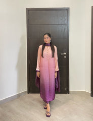 Plum Tie-Dye Ensemble